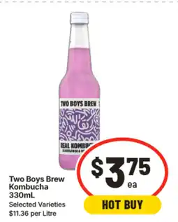 IGA Two boys brew kombucha offer