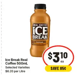 IGA Ice break real coffee offer