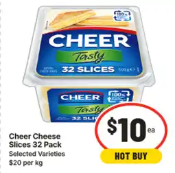 IGA Cheer cheese slices offer
