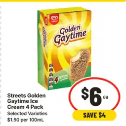 IGA Streets golden gaytime ice cream offer