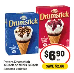 IGA Peters drumstick or minis offer