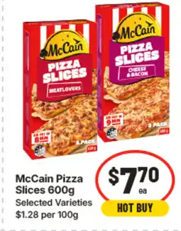 IGA Mccain pizza slices offer