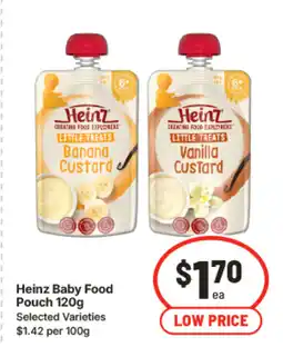 IGA Heinz baby food pouch offer