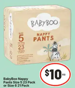 IGA Babyboo nappy pants offer