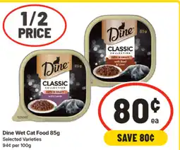IGA Dine wet cat food offer