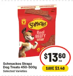 IGA Schmackos strapz dog treats offer