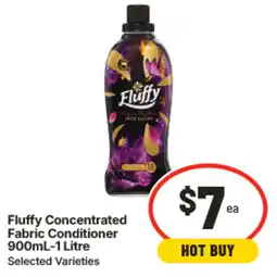 IGA Fluffy concentrated fabric conditioner offer