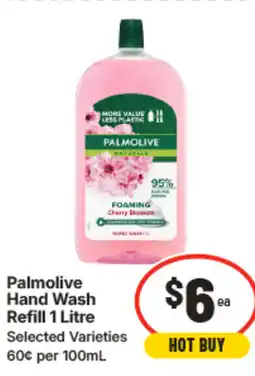 IGA Palmolive hand wash refill offer