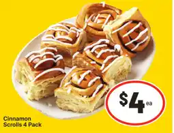 IGA Cinnamon scrolls offer