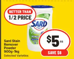 IGA Sard stain remover powder offer