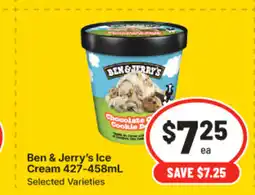 IGA Ben & jerry's ice cream offer