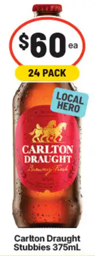 IGA Carlton draught stubbies offer