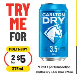 IGA Carlton dry 3.5% cans offer