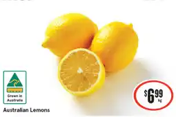 IGA Australian lemons offer