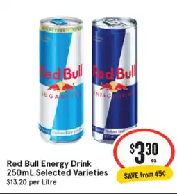 IGA Red bull energy drink offer