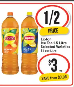 IGA Lipton ice tea offer