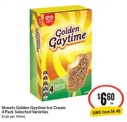 IGA Streets golden gaytime ice cream offer