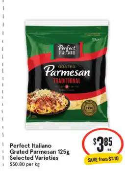 IGA Perfect italiano grated parmesan offer