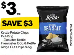 Woolworths Kettle potato chips offer