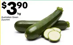 Woolworths Australian green zucchini offer