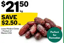 Woolworths Loose medjool dates offer