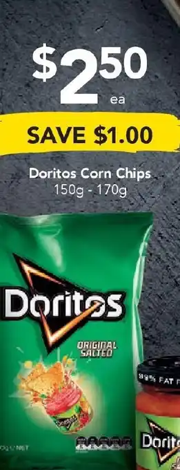 Drakes Doritos Corn Chips 150-170gm offer