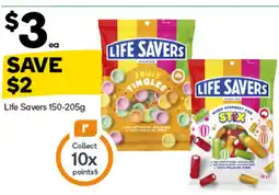 Woolworths Life savers offer