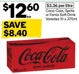 Woolworths coca-cola, sprite or fanta soft drink offer