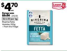 Woolworths riverina fetta offer