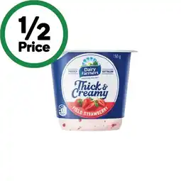 Woolworths Dairy Farmers Thick & Creamy Yoghurt – From the Fridge offer