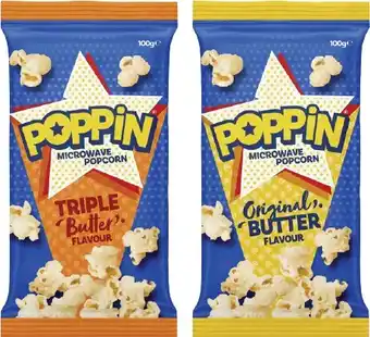 Coles Poppin Microwave Popcorn offer
