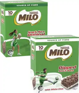 Coles Nestlé Milo Bars-270g offer
