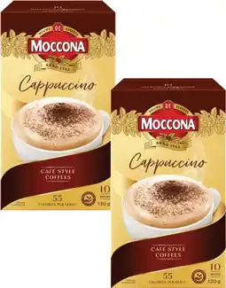 Coles Moccona Café Classics Coffee Sachets offer
