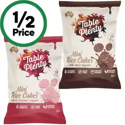 Woolworths Table of Plenty Mini Rice Cakes – From the Health Food Aisle offer