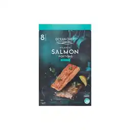 Woolworths Ocean Chef Atlantic Salmon Portions Skin On β From the Seafood Freezer offer