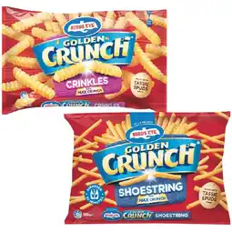 Woolworths Birds Eye Golden Crunch Chips β From the Freezer offer