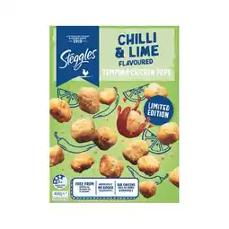 Woolworths Steggles Chilli & Lime Chicken Pops or Tex-Mex Chicken Fingers 400g β From the Freezer offer