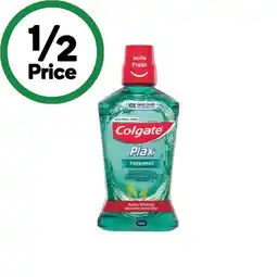 Woolworths Colgate Plax Alcohol Free Mouthwash offer