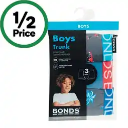 Woolworths Bonds Boys Trunks – Assorted offer