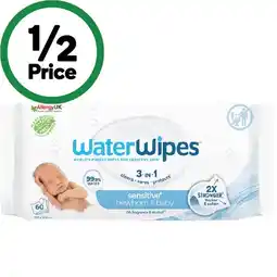 Woolworths WaterWipes Baby Wipes offer