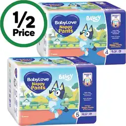 Woolworths BabyLove Nappy Pants-34 offer