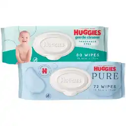 Woolworths Huggies Baby Wipes-80 offer