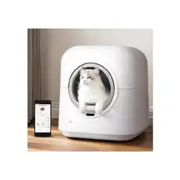 Woolworths Automatic Cat Litter Box i.Pet Smart Self-Cleaning Large Kitty Toilet App Control offer