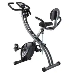 Woolworths Everfit Folding Exercise Bike Magnetic X-Bike Aerobic Trainer Indoor Cycling offer