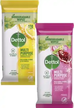Coles Dettol Multipurpose Disinfectant Wipes offer