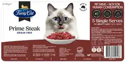 Coles Fussy Cat Mince Cat Food offer