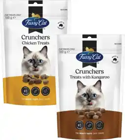 Coles Fussy Cat Crunchers Cat Treats offer