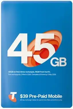 Coles Telstra $39 SIM Kit offer