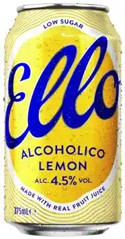 Coles Ello Vodka Alcoholico Lemon 4.5% Cans offer