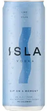 Coles Isla Vodka Lime & Soda Cans offer